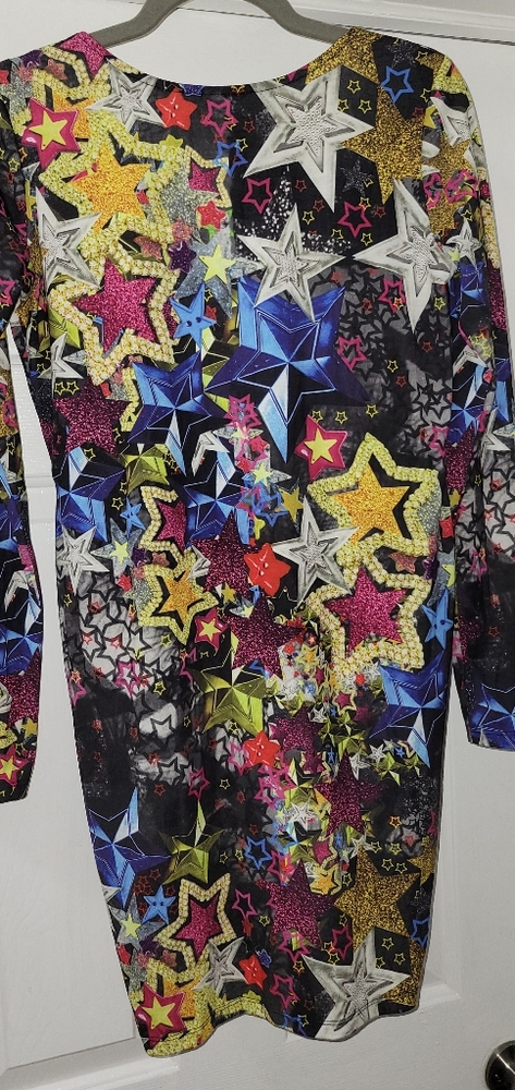 ASOS Multicolor Star Print Backless Dress